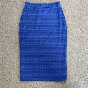 Francesca Blue Skirt in Size S